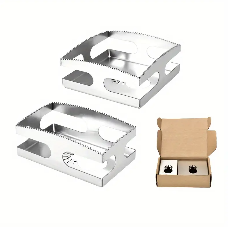 2 Pack Rectangle and Square Slot Cutter Oscillating Tool Drywall Outlet