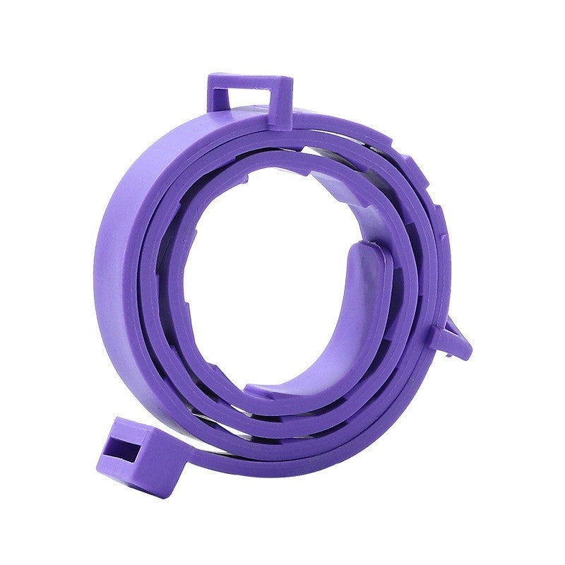 Purple 63.5cm Adjustable Flea Tick Collar for Dogs Design Natural Ingredients