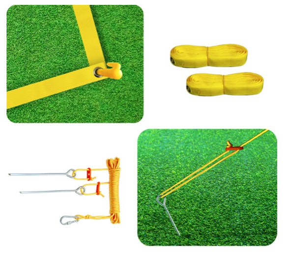 Outdoor Volleyball Net Set with Adjustable Pole