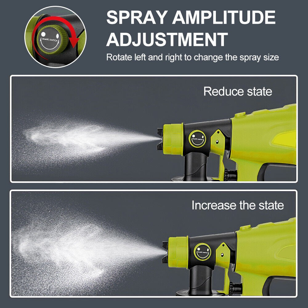 Cordless Spray Gun Airless Paint Sprayer For Ryobi 18V battery