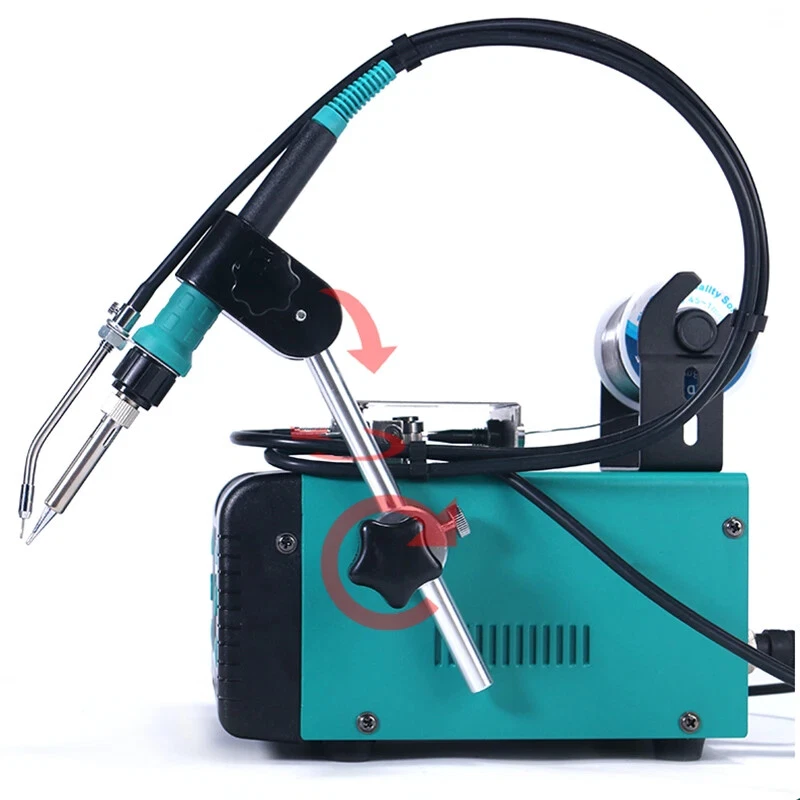 Soldering Iron Solder Rework Station Hot Air Gun Digital Effect Desoldering