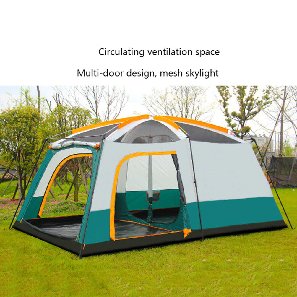 Portable Outdoor Tent for 8-12 Persons with Carrying Bag Ideal for Hiking