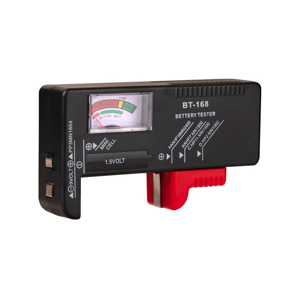 Universal LED Digital Battery Tester for AAA AA C D 9V 1.5V Button Cell