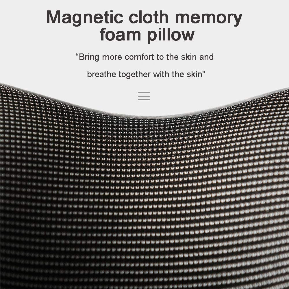 Memory Foam Travel Pillow Neck Support Earplugs Eye Mask