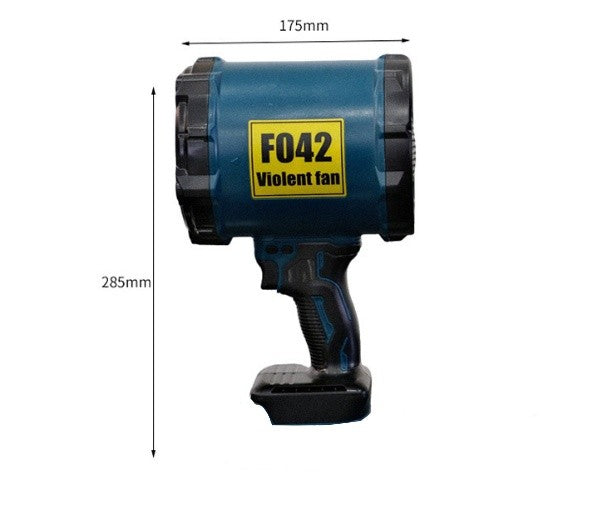 Turbo Jet Brushless Leaf Blower Violent Fan Compatible with Makita 18V Battery