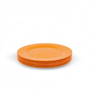 Henni & Friends 25CM Melamine Plates (Set of 6 Orange)