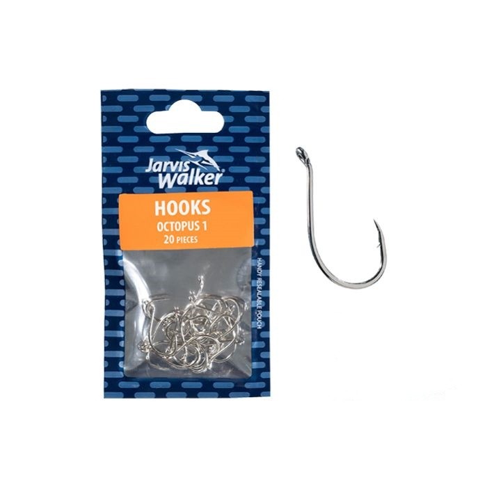 Jarvis Walker Octopus Nickel Hooks (Size 4/2/1)