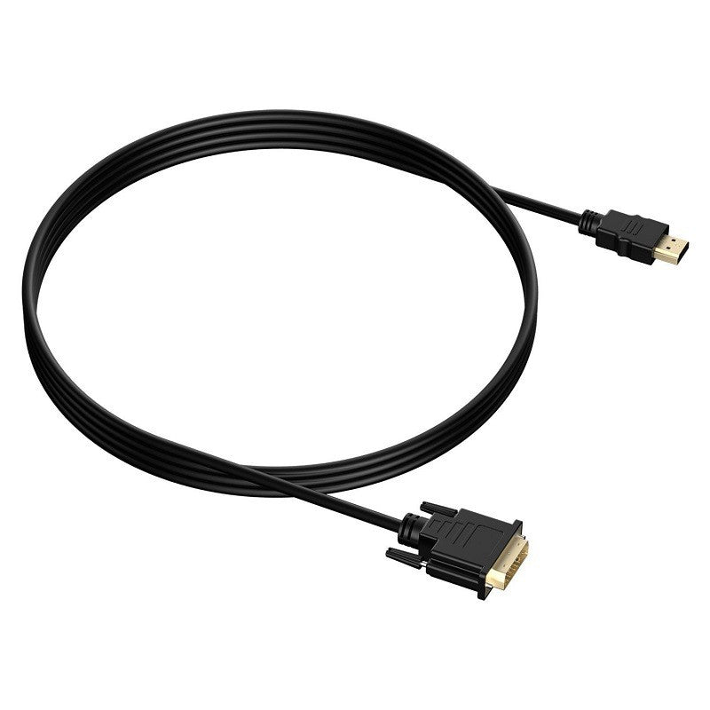 HDMI-A to DVI (Male) Adapter Cable, 1080P, Gold-Plated 1M