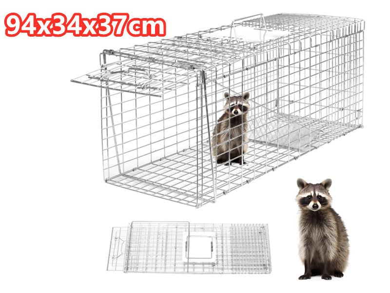 94 x 34 x 37cm Animal Trap Cage Live Catch Possum