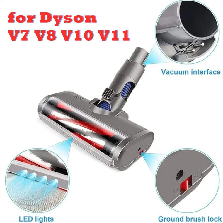 Bristle Brush Head for Dyson V7 V8 V10 V11 Parts Replacement