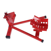 Heavy Duty Adjustable Motorcycle Front Wheel Chock Motorbike Trailer Stand