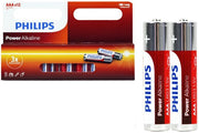 Philips AAA Alkaline Batteries 12 Pack 1.5V Long Lasting
