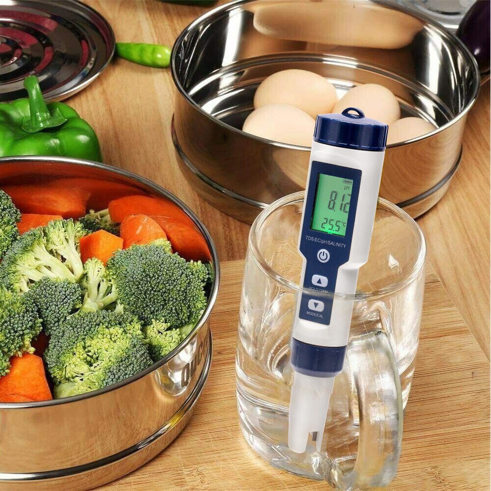PH TDS Meter Digital Tester Pen Aquarium Pool SPA Water Quality Monitor