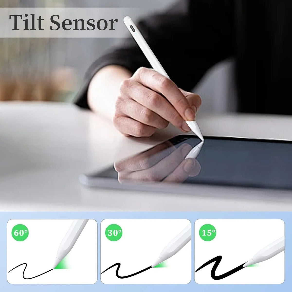 Universal Stylus Pen for iOS Android Windows iPad Samsung Tablet Power Display
