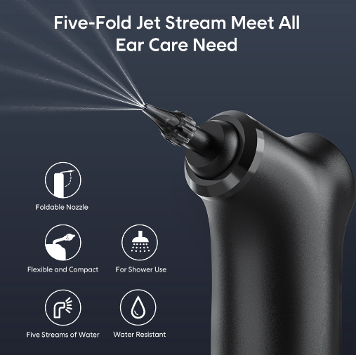 Electric Ear Wax Remover Spray Ear Cleaner Earwax Removal Kit