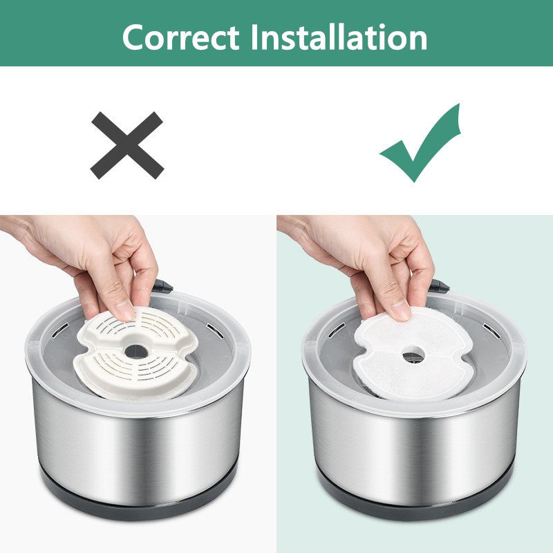 4PCS Filter for Pet Cat Water Fountain Feeder