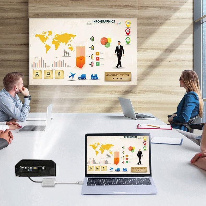 USB C to HDMI VGA Adapter