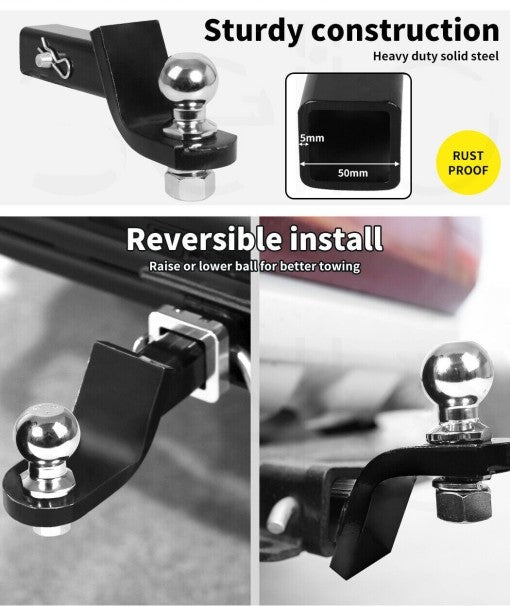 Tow Bar Tongue Hitch 5/8 Drop Towbar Ball Mount