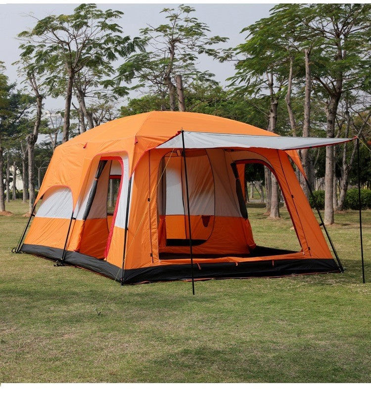 Portable Outdoor Camping Canopy Tent for 6-10 Persons Sun Shelter