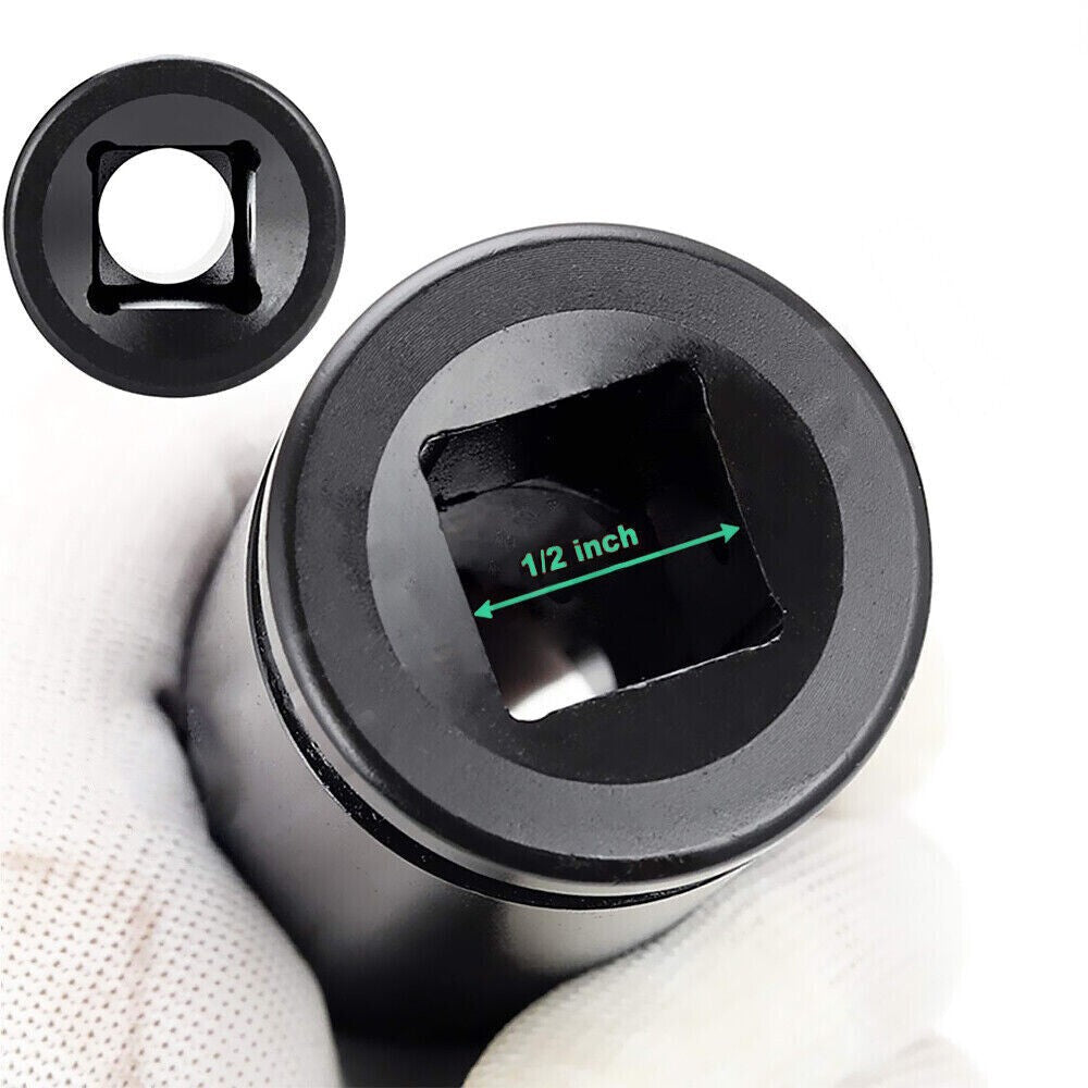 1/2" Socket Set CR-V Steel Metric Sockets Long 20PCS 8-32MM