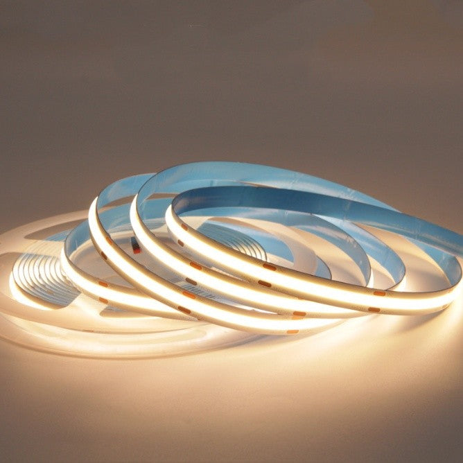 24V COB Warm White 10M LED Strip Light 3200LEDs 5500LM