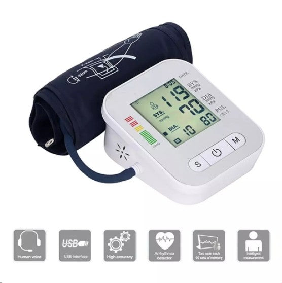 Blood Pressure Monitor Upper Arm Cuff Length 22-48cm