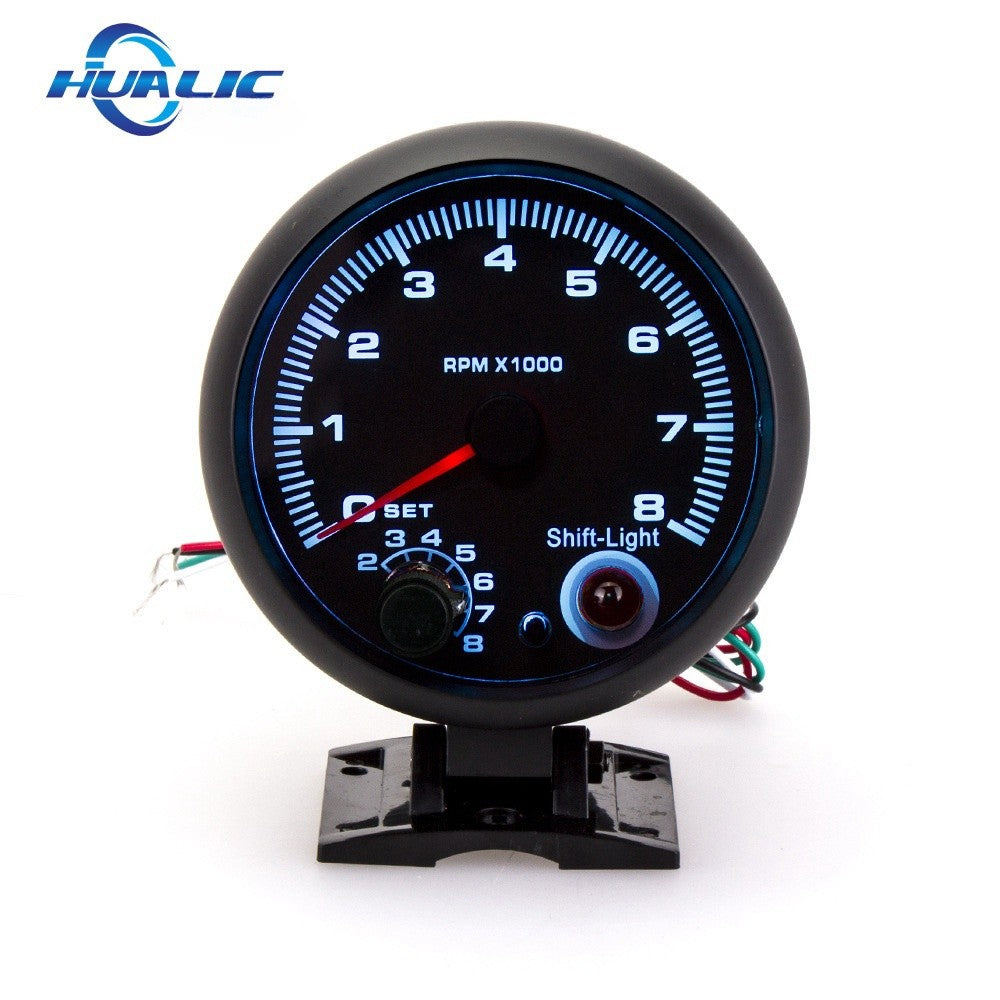 Universal 3.75" Car 12V Tachometer Tacho Gauge Meter