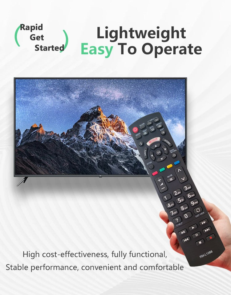 2025 Generic Smart LED LCD TV Remote with NETFLIX Button for Panasonic