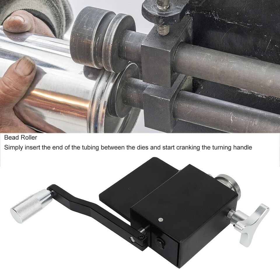 Tube Pipe Tubing Beader Tool Bead Roller Intake and Intercooler Piping Fits 5/8"