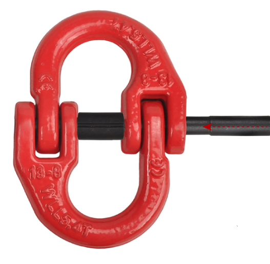 1/2" Safety Chain Connector Link Tow Hitch Hammerlock Coupling Link