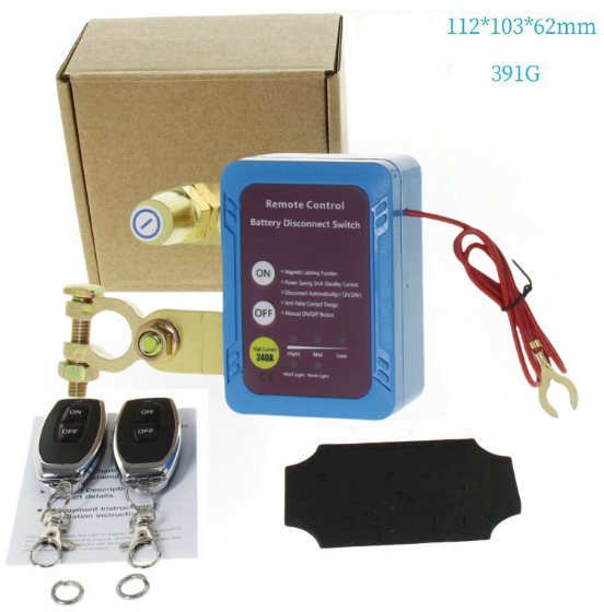 240A 12V Remote Battery Disconnect Switch