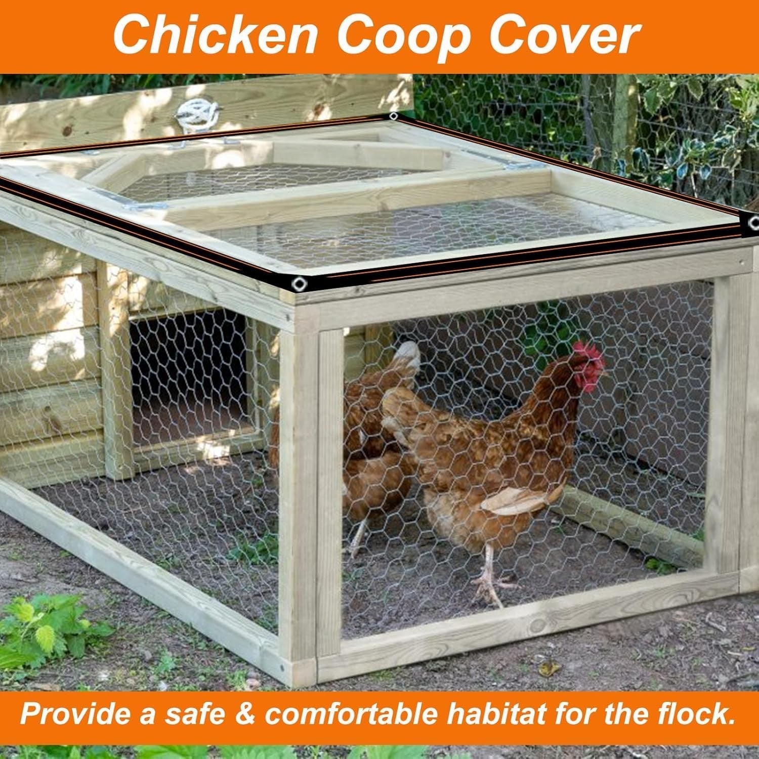 2MX3M Waterproof Clear Tarpaulin