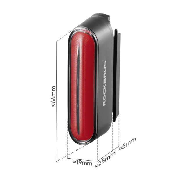 Magnetic Rechargeable Front & Rear Bicycle LED Light Type-C