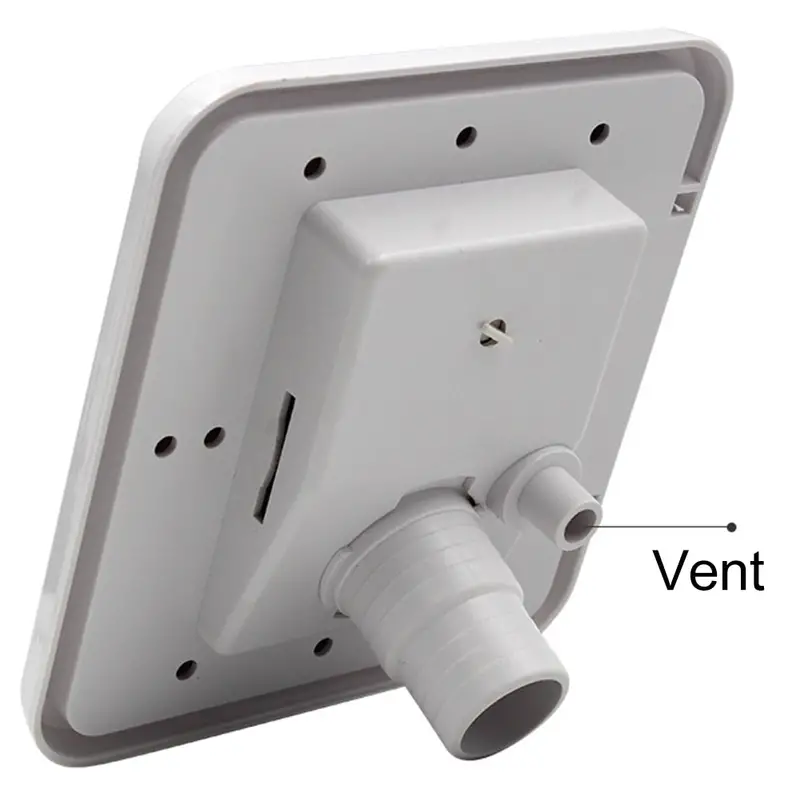 Gravity Water Inlet Filter RV Filler Neck Plastic Lockable Trailer Caravan Hatch