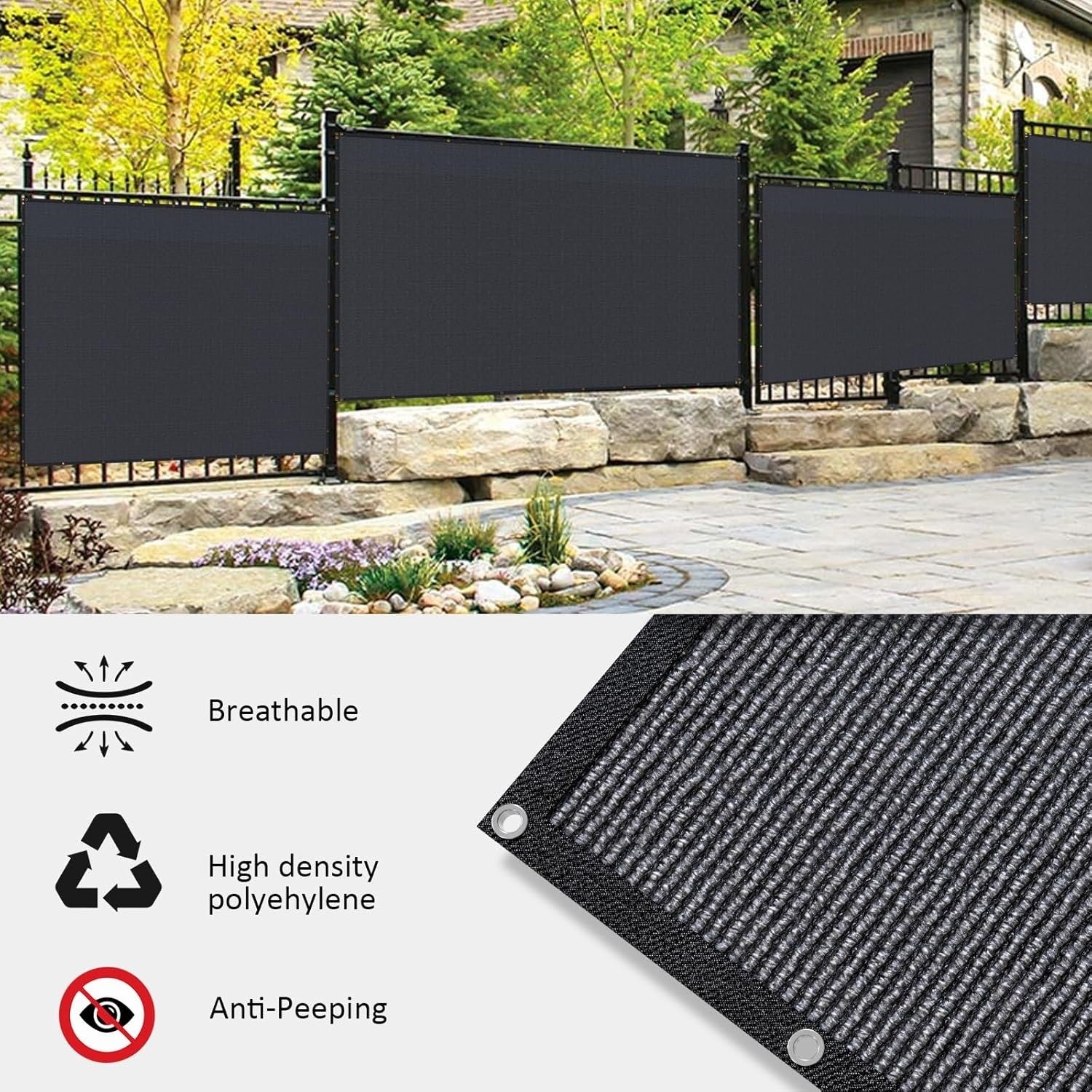 1Mx3M 180GSM Fence Privacy Screen