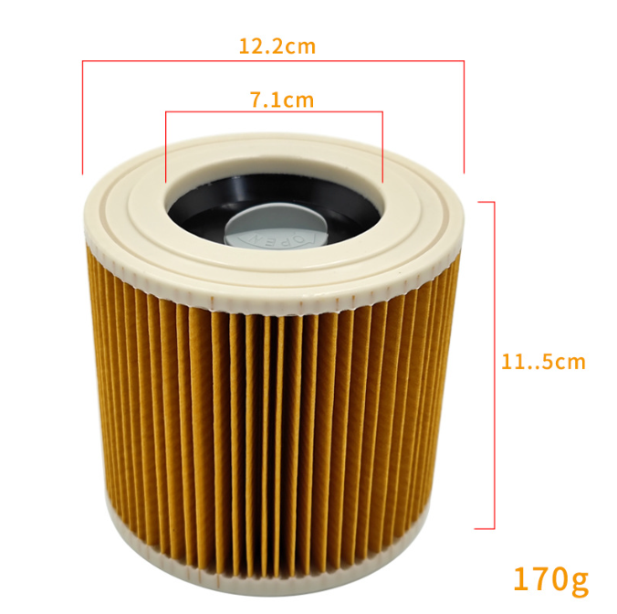 2PCS Cartridge Filter fits Karcher WD WD2 WD3 Series