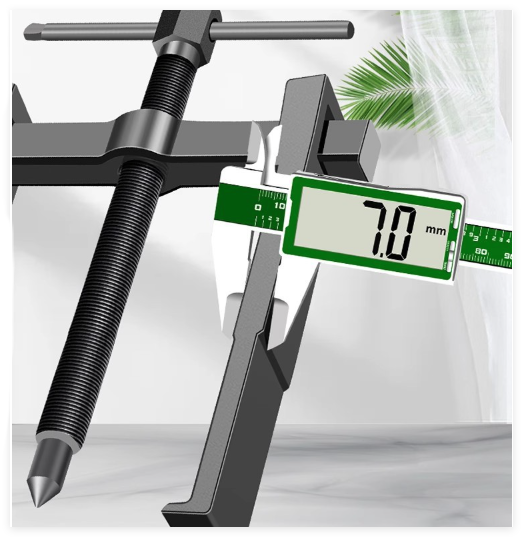2 Claw Bearing Puller Versatile Handheld 4" Two-Jaw Puller Carbon Steel