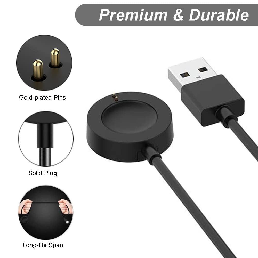 USB Charging Cable for Fossil Gen 6 5 4 Smartwatch 1m Magnetic Charger Cord