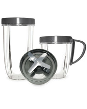 NutriBullet Replacement Kit 5Pcs 18oz and 24oz Cups with Extractor Blade