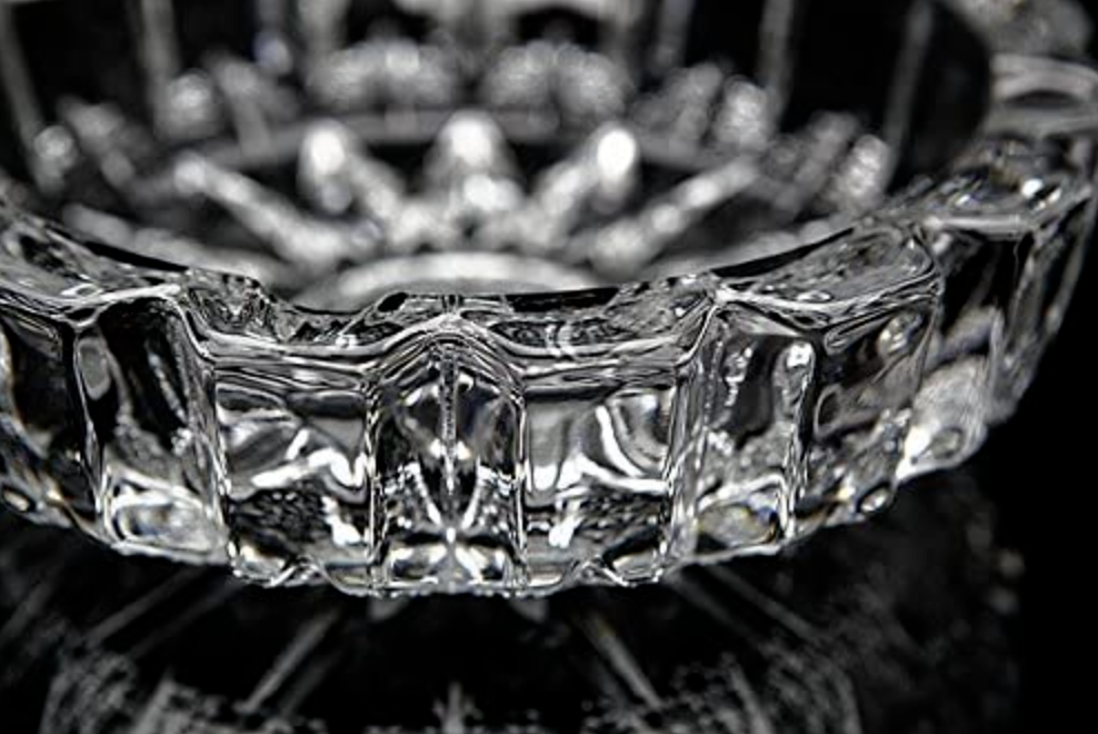 Clear Glass Ashtray Heavy Ash Tray