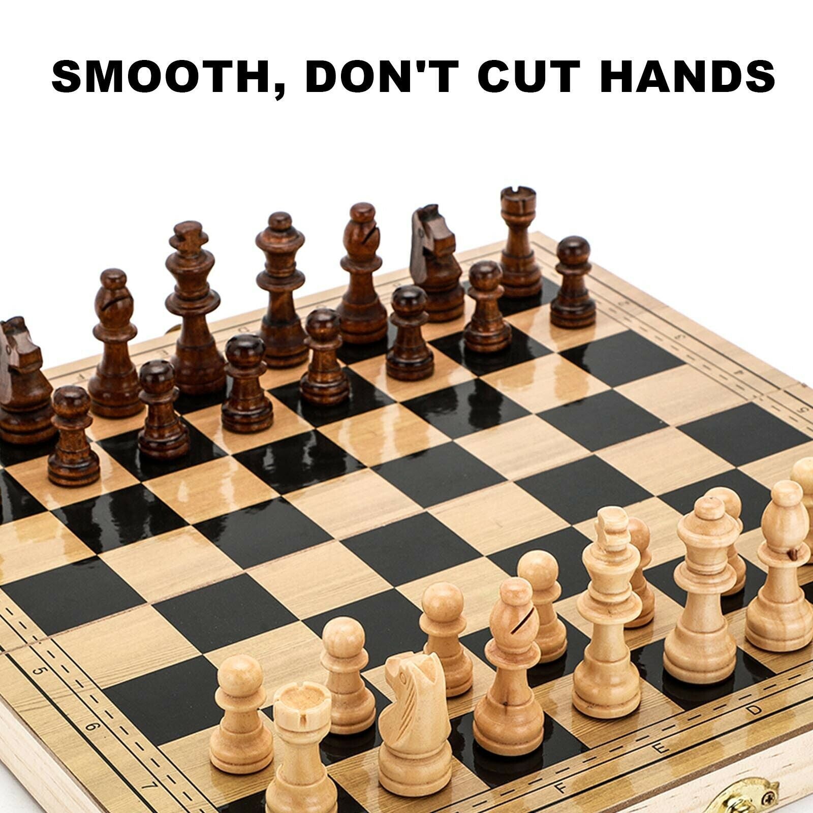 Chess Board Games Folding Large Chess Wooden Chessboard Set