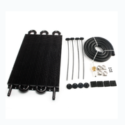 6 Pass Tube and Fin Transmission Cooler Universal 5/16" Oil Cooler Kit