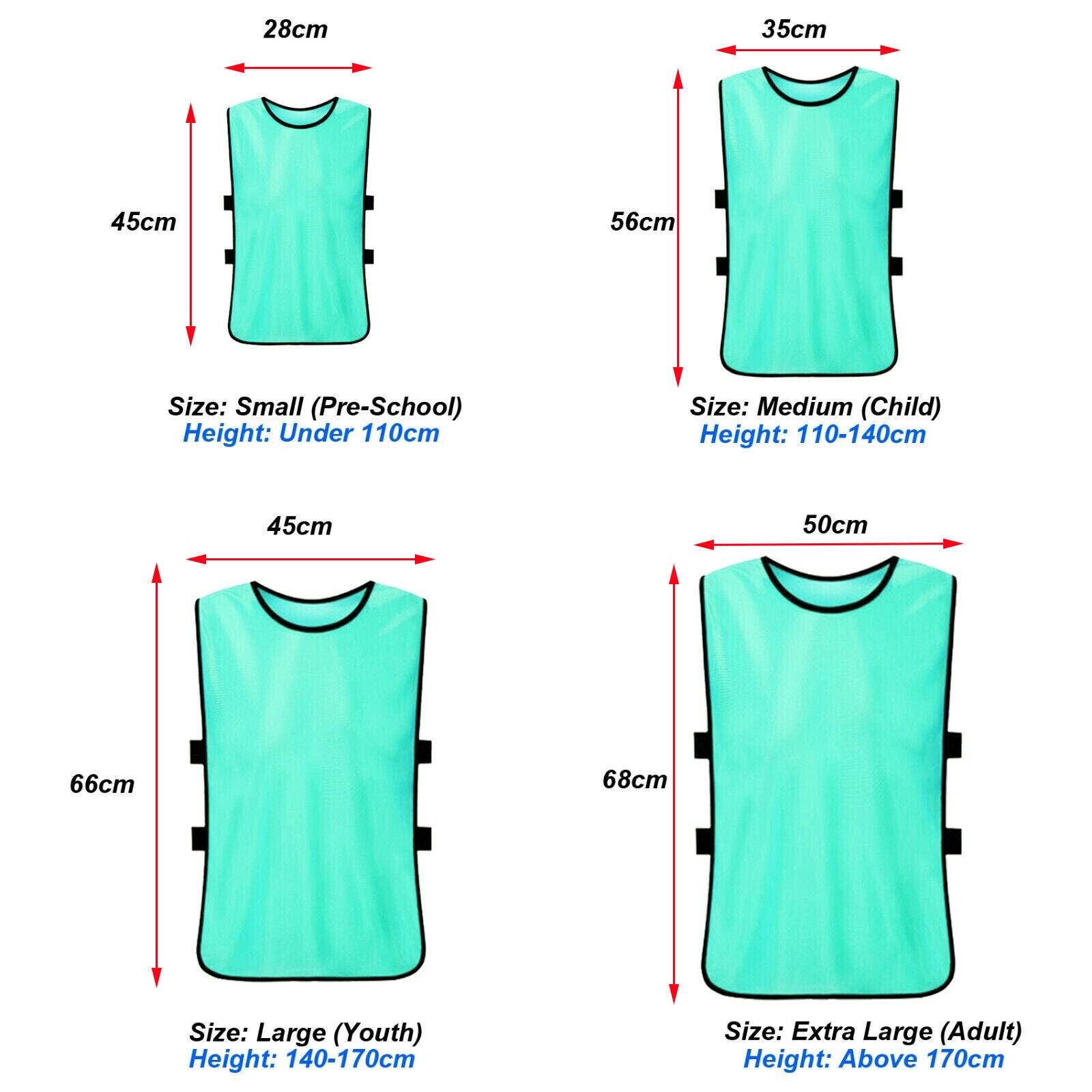 Sports Training Bibs Soccer Vests Group Team Bibs Basketball Cricket Football