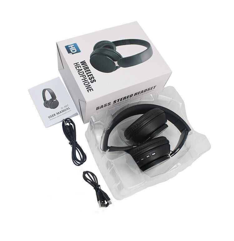 Wireless Headphones Bluetooth 5.1 Gaming Sports Earphones Gift Kids Hifi Stereo