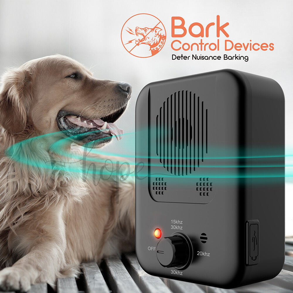 Outdoor Anti Bark Device Ultrasonic Dog Barking Control Stop Repeller Trainer