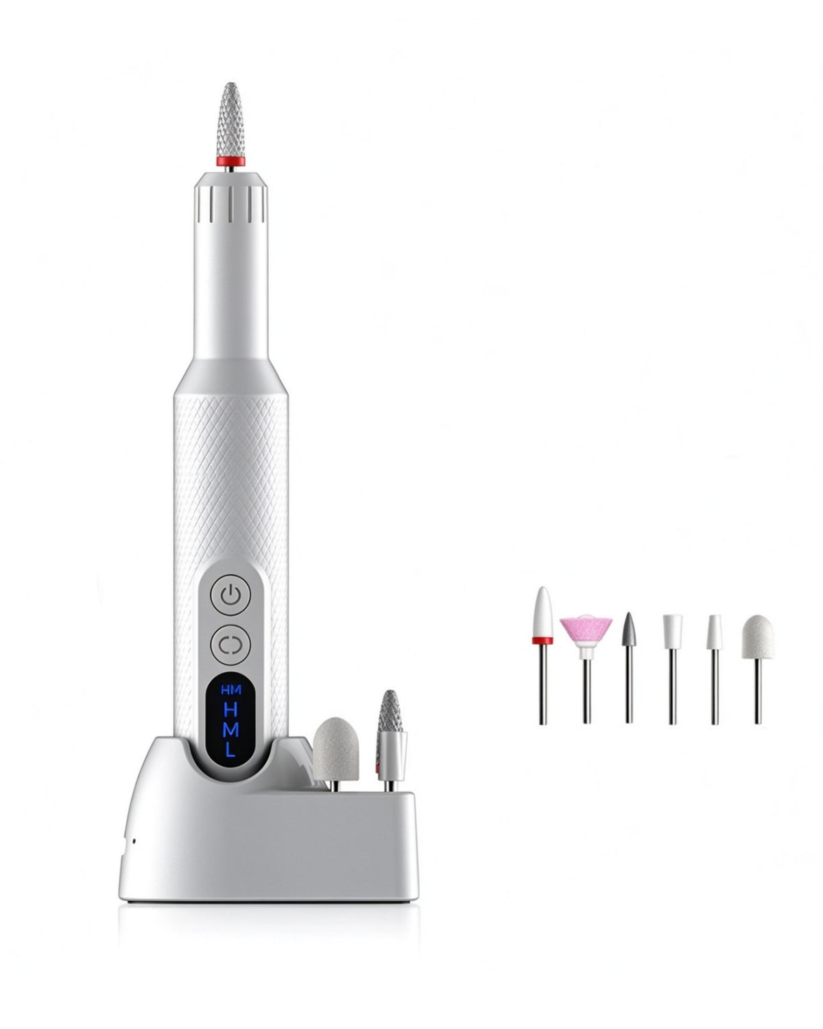 Nail Drill Cordless Electric Files for Gel Nails Manicure Kit Rechargeable Wireless Drill Machine Grinder