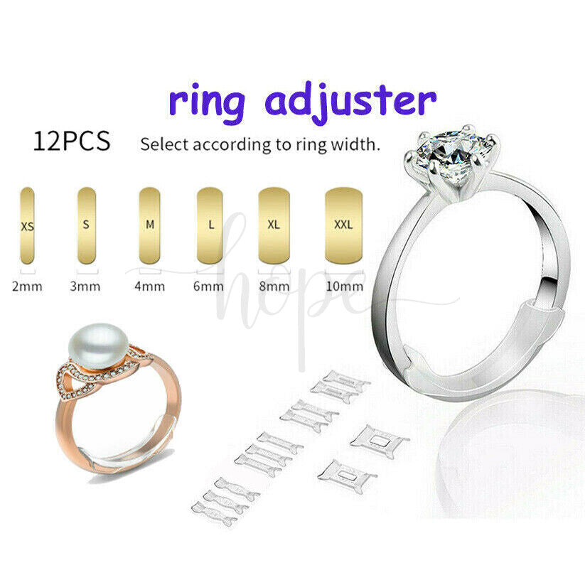 Ring Sizer for Women/Men Measurement Tool Adjuster Finger Sizes in AU UK US CA