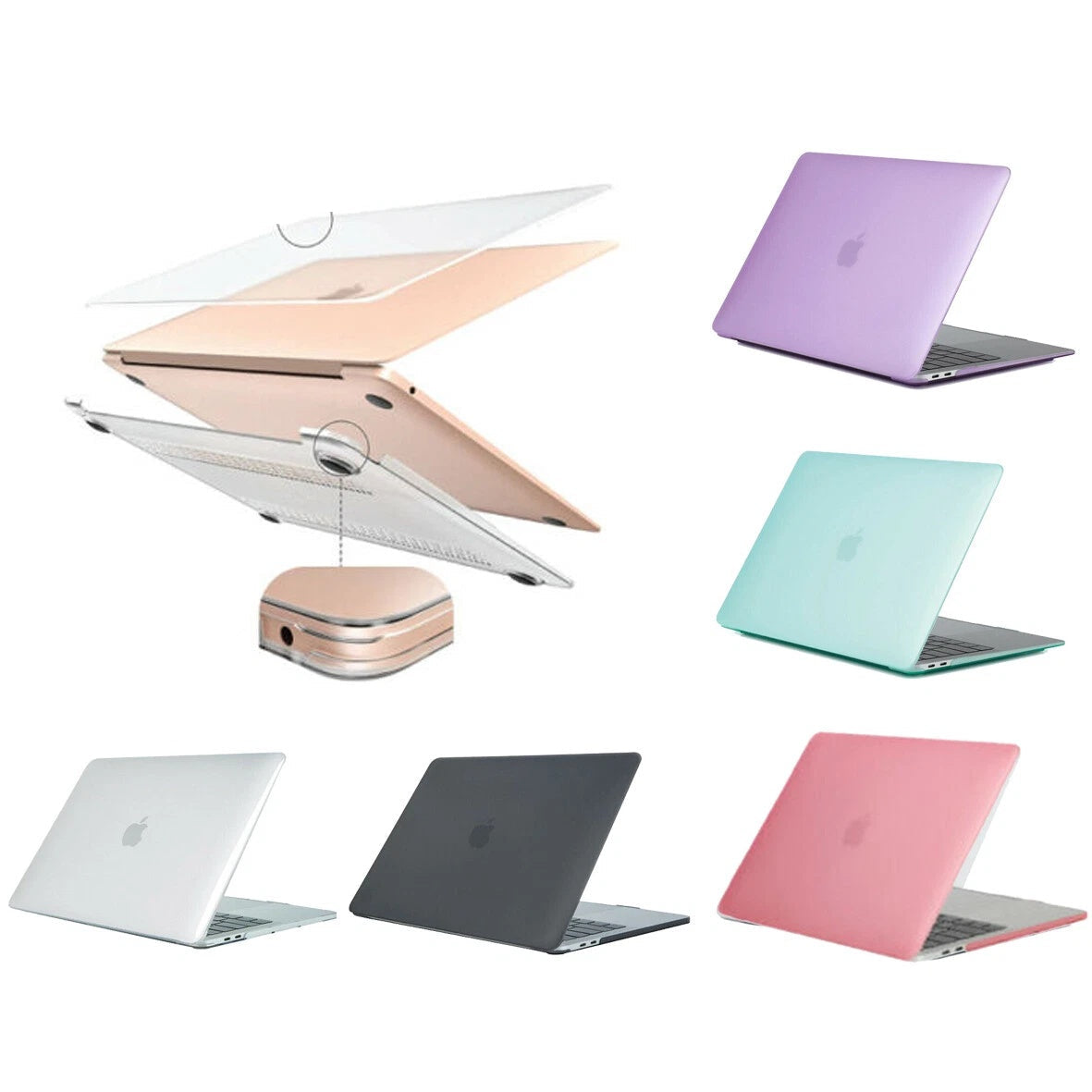 for A2179 Macbook Air 13"  (Retina, 2020) Protective Hard Case+Keyboard Cover