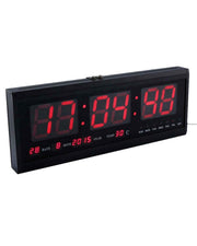 Digital Large Big Jumbo LED Wall Desk Clock Display With Calendar Temperature