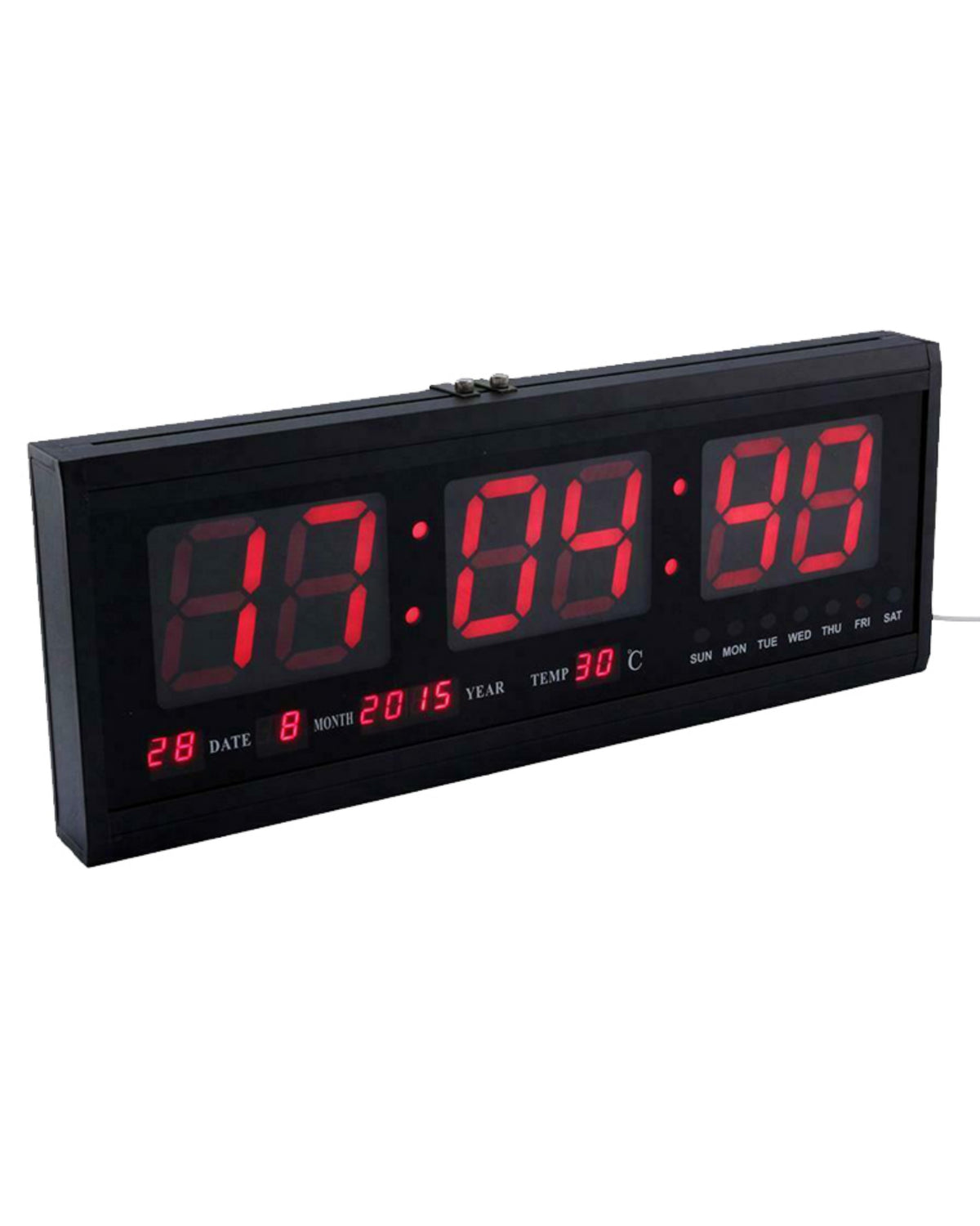 Digital Large Big Jumbo LED Wall Desk Clock Display With Calendar Temperature